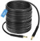 QWORK® 15 m Manguera de Limpiadoras de Repuesto de Alta presión, Compatible con Serie K K2, K3, K4, K5, K6, K7 Hidrolimpiadora
