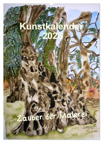 Kunstkalender 2026 - Zauber der Malerei (Wandkalender 2026 DIN A2 hoch), CALVENDO Monatskalender: Mit der Malerei durch das Jahr mit eindrucksvollen Motiven (CALVENDO Kunst)