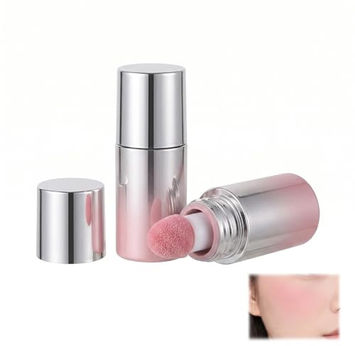 Liquid Blush 5,8g Mattes Rouge (02# Nude Peach Pink), Flüssiges Rouge mit Schwamm-Applikator, Langanhaltendes Wangen Make-up für Damen, Natürliches Finish für einen frischen Teint