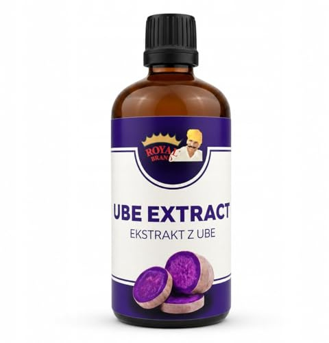 Royal Brand Extrait Naturel UBE de Purple Yam (Dioscorea alata), 100ml, pour Pâtisserie et Glaces