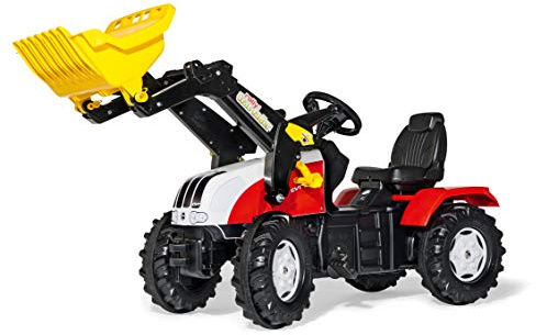 Rolly Toys 046317 - rollyFarmtrac Steyr CVT 6240 (für Kinder von 3 bis 8 Jahren, Sitz verstellbar, Flüsterlaufreifen)