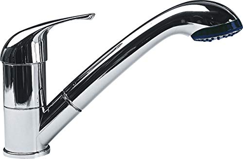 Unbekannt Automatik-Einhebelmischer Keramik Kama mit Brause Armatur Bad Küche Wasserhahn Mikroschalter Chrom