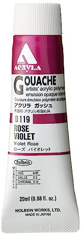 Holbein Acryla Gouache Rose Violet (A) 20ml by Holbein Acryla Gouache