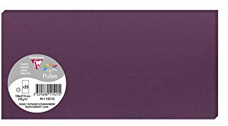 Clairefontaine 11521C 25 Karten Pollen DL 210g Cassis