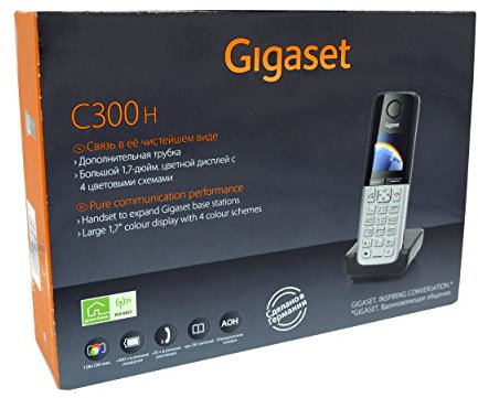 Gigaset C300H Dect-Schnurlostelefon, zusätzliches Mobilteil, schwarz