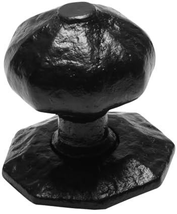 Kirkpatrick Antique Black Centre Door Knobs Knob 2.75 70mm Plate 3 76mm 3064