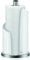kela kitchen roll holder, upright, for thick rolls, kitchen roll holder 33.5 cm high, STELLA, white stainless steel