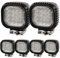 BRIGHTUM 48W CRE LED Offroad Arbeitsscheinwerfer weiß 12V 24V Reflektor worklight Scheinwerfer Arbeitslicht SUV UTV ATV Arbeitslampe Traktor Bagger LKW KFZ (6 Stück)