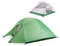 Naturehike Cloud-up 3 Ultraleichtes Campingzelt für 3 Personen - Wasserdichtes Doppelschicht Backpackingzelt 4 Seasons(Grün)