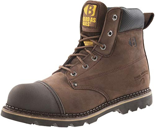 Buckler B301 SM Steel Midsole Lace Brown - Size 10 UK