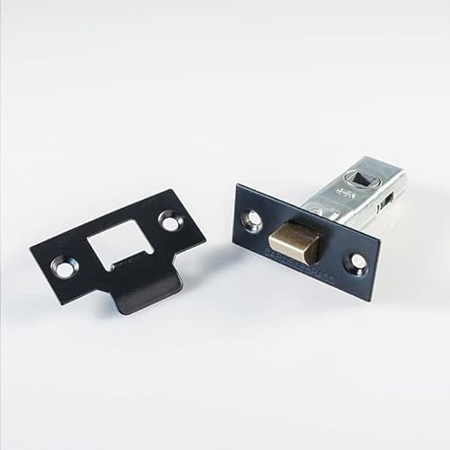 Tubular Latch, 76mm Powder Coated Black