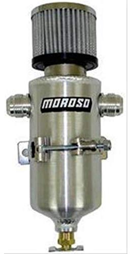 Moroso 85469 Aluminum Breather Tank,1 Qt, Dual 12AN Fittings