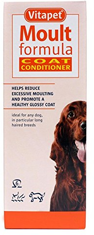 Vitapet Moult Formula Coat Conditioner For Cats & Dogs 150ml
