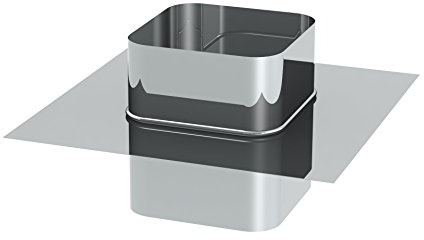 Dehnfugenblech für Schamotte, 160mm x 160mm Dehnfugenblech, Plattenmaß 330 x 330mm, Edelstahl