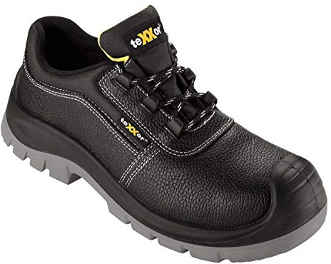 teXXor® S3-Sicherheitshalbschuhe CALAIS, schwarz/schwarz, Gr. 39