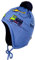 maximo Baby-Jungen mit Fahrzeugmotiven und Pompon und Bindeband Mütze, Blau (Denim/Navy 4048), (Herstellergröße: 47)