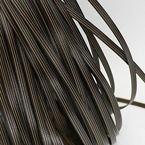MBLUE 500 g PE-Rattan-Strick-Rattan, vier Linien, synthetisches Rattan-Webmaterial, Rattan