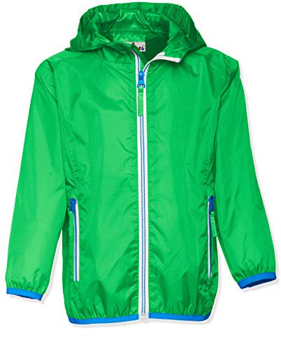 Playshoes Unisex Kinder Faltbare Regen-jacke Funktions-Jacke Regenmantel Regenbekleidung, Grün, 152 EU