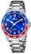 LOTUS Montre pour Enfants 18786/1 Junior Collection Boîtier en Acier Inoxydable Gris Bracelet en Acier Inoxydable Gris