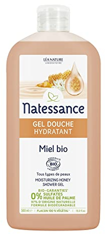 Natessance - Gel douche hydratant Miel 500 ml