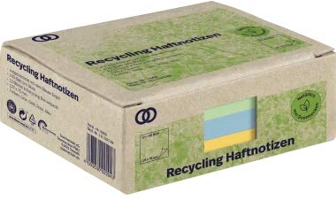 Soennecken Haftnotiz oeco 5868 RC 125x75mm 100Bl. sort. 12St.