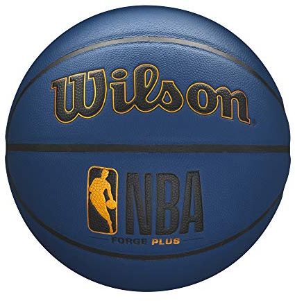 Wilson NBA Forge Plus Ball WTB8102XB, Unisex basketballs, Navy, 7 EU