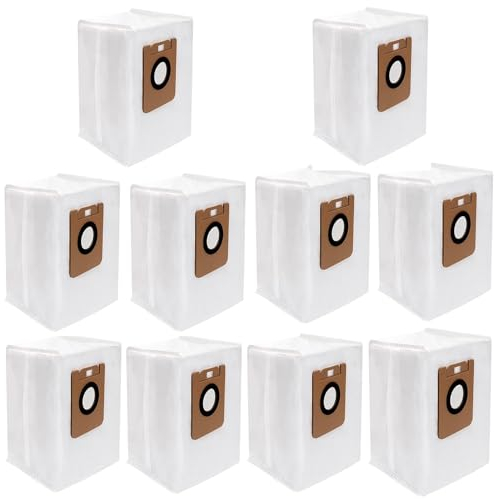10 sacchetti per aspirapolvere robot aspirapolvere Xiaomi Dreame Bot Z10 Pro / L10 Plus Auto-Empty Robot Vacuum Ricambi