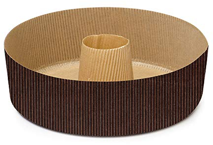 Decora 0320145 CONFEZIONE 50 STAMPO CIAMBELLA IN CARTA DA FORNO Ø 22 X H 7 CM - 1 KG