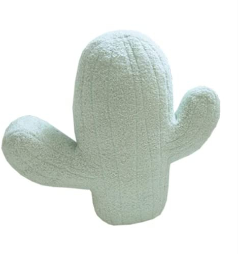 NatureMan Cuscino decorativo a forma di cactus da 40,6 cm, con piante grasse, cuscino decorativo per ufficio, divano e letto