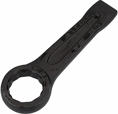 Boxonly 36MM Slogging Ring Spanner Striking Straight Handle Box End Wrench Metric Single