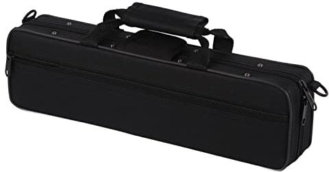 Tragbare Tasche, Wasserdicht, Verschleißfest, Oxford-Stoff, Flötenbox, Geeignet für 16 Löcher, Verstellbarer Schultergurt und Außentasche, Flötentasche, Gewebte Tasche
