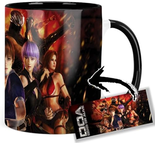 Dead Or Alive Tasse Innen & Henkel Schwarz Keramikbecher Mug