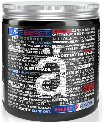 NanoSupps Hype Beast (320g) Energy - Pre-Workout - Pre-Workout Booster
