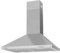 Corberó KURAMATHI760X Cappa Decorativa Piramide Inox, 70 cm, Portata 621,71 m3/h, 165 W, 3 velocità, 2 filtri in alluminio, filtro carbonio, efficienza energetica A