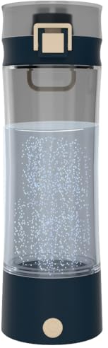 GOSOIT Tritan Wasserstoff Wasser Ionisator Wasserstoff basisch Generator Maker Machen Flasche mit SPE und PEM Technologie, Wasserstoff Konzentration 800-1200 PPB Blue