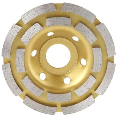 ZHLWei Smerigliatrice a Disco a Tazza con Mola a Doppia Fila diamantata for lucidatura della Pietra