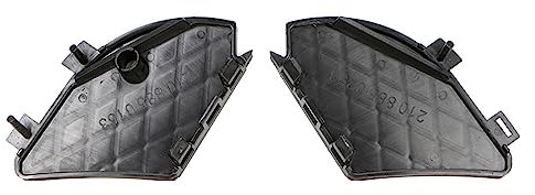 DZSLLOOI KüHlergrill Auto-Nebelscheinwerfer-Abdeckung, Lünette, Gitter Für Benz E-Klasse W210 E320 1999–2003 Frontgrill Einsatz