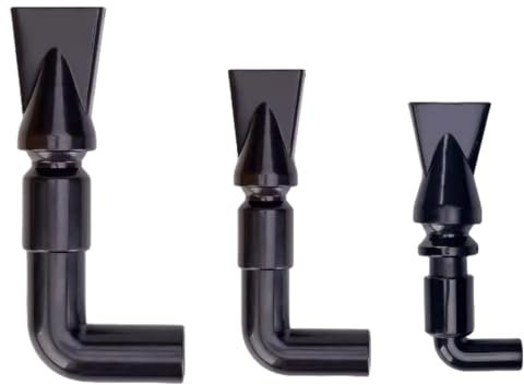 GYWHOOFT Aquarium Duck Nozzle 3 Pieces Aquarium Pump Duck Beak Nozzle, Adjustable Water Return Outlet Nozzles for Aquariums, 360° Rotating