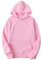 Generisch Felpa con cappuccio da uomo, casual, con cappuccio, tinta unita, vintage, con cappuccio, a girocollo, autunno/inverno, Colore: rosa., M