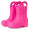 Crocs Handle It Rain Boot T, Stivali Unisex - Bambini e Ragazzi, Pink Crush, 20/21 EU