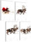 mojoliving Winter Bilder Set Poster Set Weihnachten Deko Set Weihnachtsbilder Wand Weihnachtsposter Weihnachts Bilder Winterbilder Wandbild Weihnachten Bilder Set Weihnachten Poster Aesthetic (Santa)