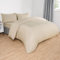 Brentfords Kingsize Duvet Cover Sets, Luxury Bedding Sets King Size Microfibre King Duvet Set Quilt Covers Super Soft Hotel Quality King Size Bedding with Pillowcases, Natural
