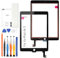 Arbilato Display für iPad Air 2 9,7 Zoll A1566 A1567 Touchscreen für iPad Air 2. Generation, Digitalisierer, Glas, Sensoren, Ersatz-Set (schwarz)