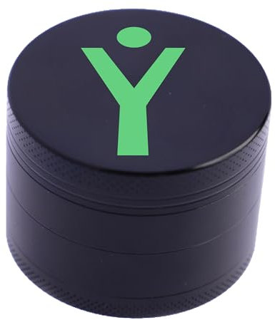 Yamnaya - Grinder Metálico 5cm (+Espátula para recolectar polen) para Hierbas, Especias, Tabaco con Diseño elegante - fabricado en Aleación de Zinc Duradera - Garantía de Calidad