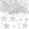 DazzJoy 200 Stk Glitzer Streudeko Sterne Konfetti Weihnachten 1-3cm,3 Größen Sterne Deko Silber, Weihnachtskonfetti Deko Sterne,Glitzersterne Streudeko Silvester,Pailletten Stern Tischdeko Streusterne