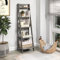 Mercers Furniture Corona Grey Wax Ladder Bookcase