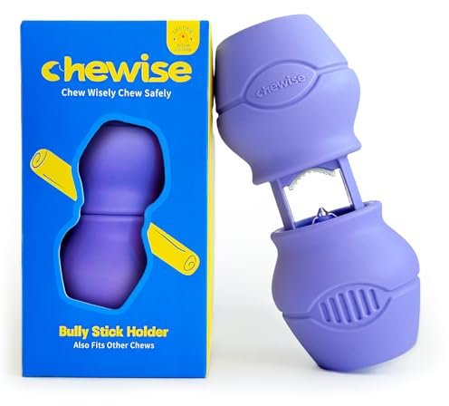 PetClan Chewise Bully Stick Halter – Ultimative Sicherheit & Robustes Design, BPA-frei, Verhindert Erstickungsgefahr, Geeignet für Verschiedene Bully Sticks und Hundegrößen