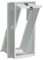 SERVICEWEBSHOP | Formella Telaio Finestra Vetromattoni Vasistas, Telaio Apribile in Orizzontale per vetromattoni da cm 19x19x8. Progettati per la Ventilazione dei Locali (PER 2 VETROMATTONI)