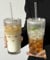 Mexgcom Lot de 2 Verre à Eau Avec Couvercles et Paille, 600 ML Verre Avec Paille, Verres à Café GlacéS, Tasse de Smoothie HerméTique et Conception éTanche, IdéAle Comme Café, BièRe