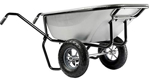 Brouette Haemmerlin Pro Select Expert Twin 230L Galvanisée 2 Roues Gonflées -306255701